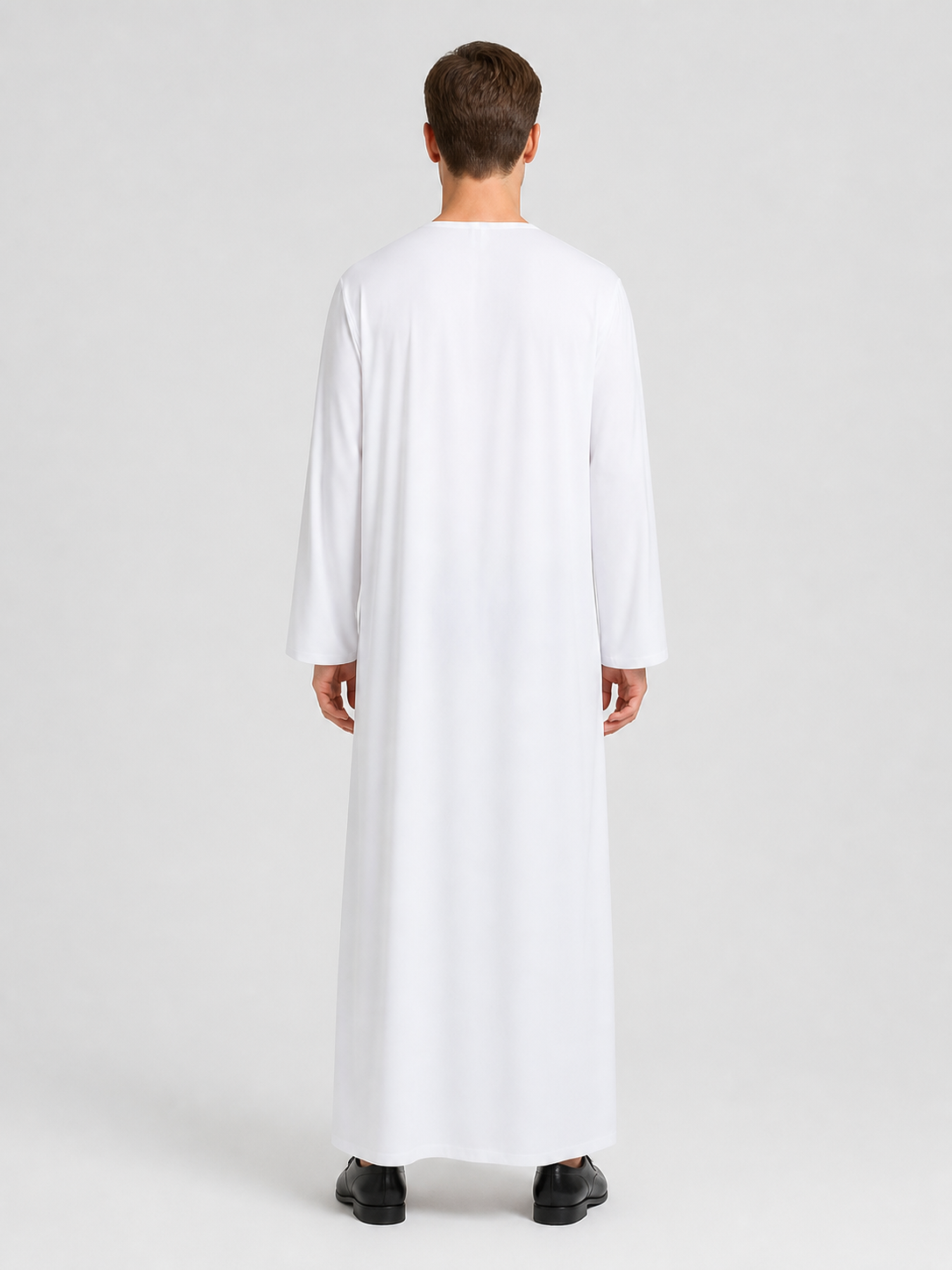 White Long Robe for Cosplay, Carnival, and Halloween back view
