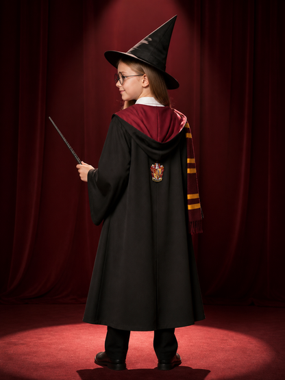 Harry Potter Gryffindor Robe Carnival Costume back view