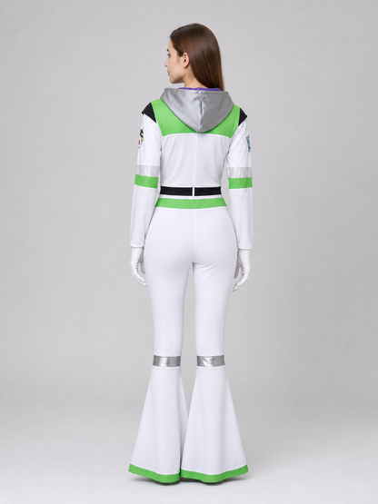 Buzz Lightyear Cosplay Costume: Top, Pants, and Bow