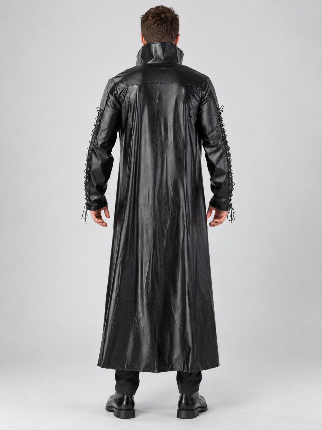 Black Vampire Costume: Coat, Vest, Pants