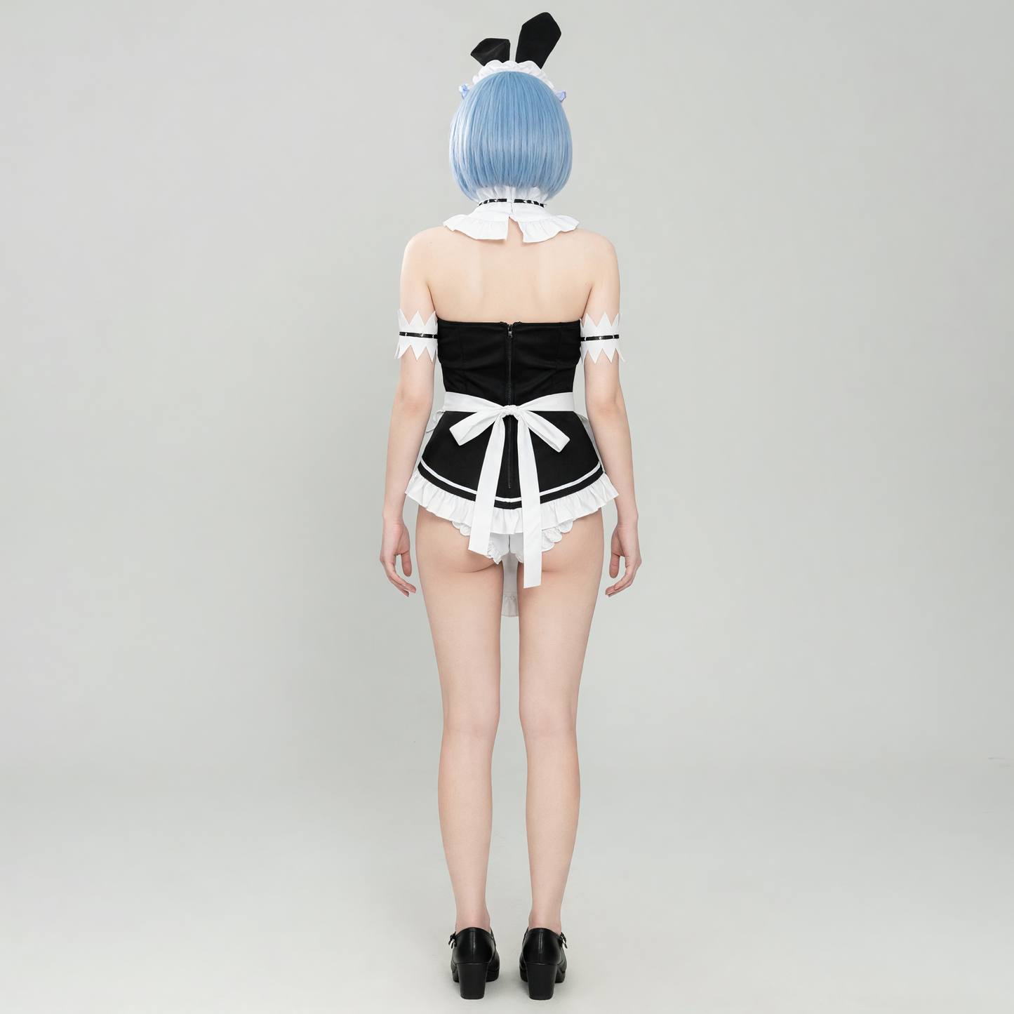 Maid Costume with Ears and White Apron