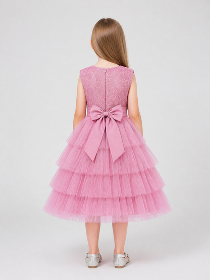 Sleeveless Sequin Tutu Dress for Birthday Celebrations