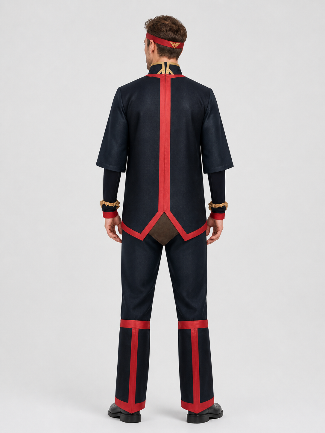 Avatar Cosplay Set with Red Trim back view