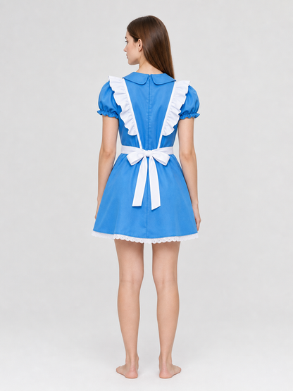 Alice-inspired Carnival Dress, Blue and White