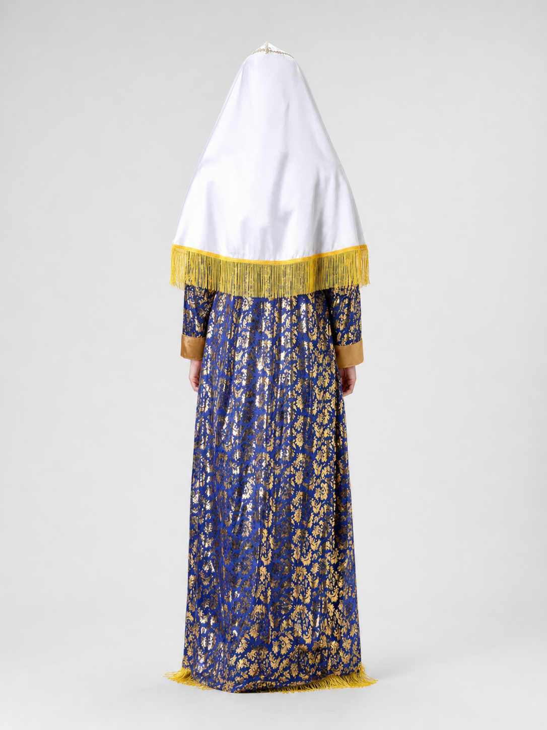 Carnival Costume: Long Dress with Cape and Veil