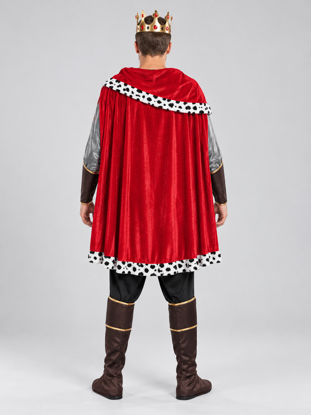 Adult Carnival Costume: Crown, Cape, Tunic