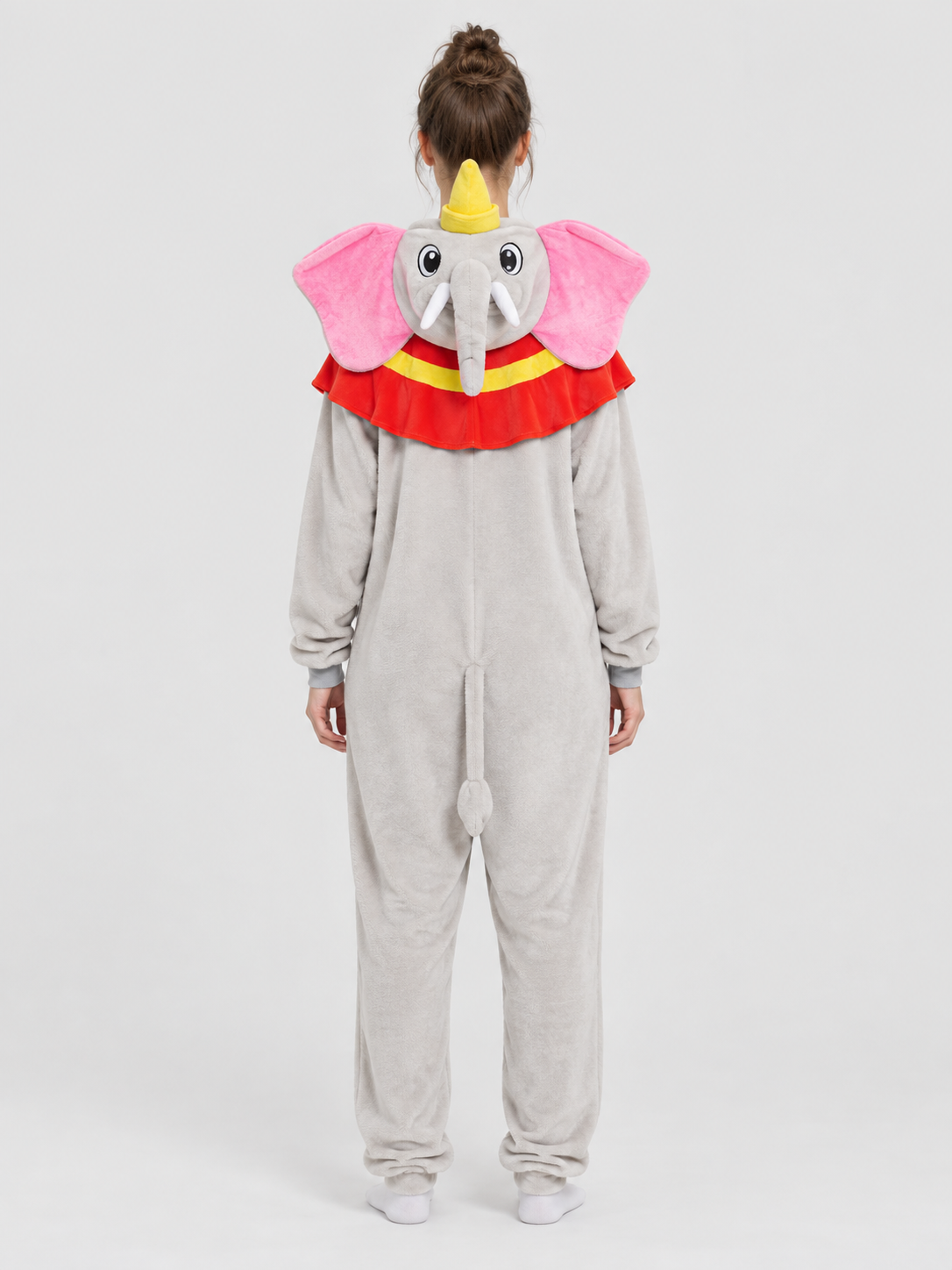 Elephant Flannel Kigurumi Pajama with Hood