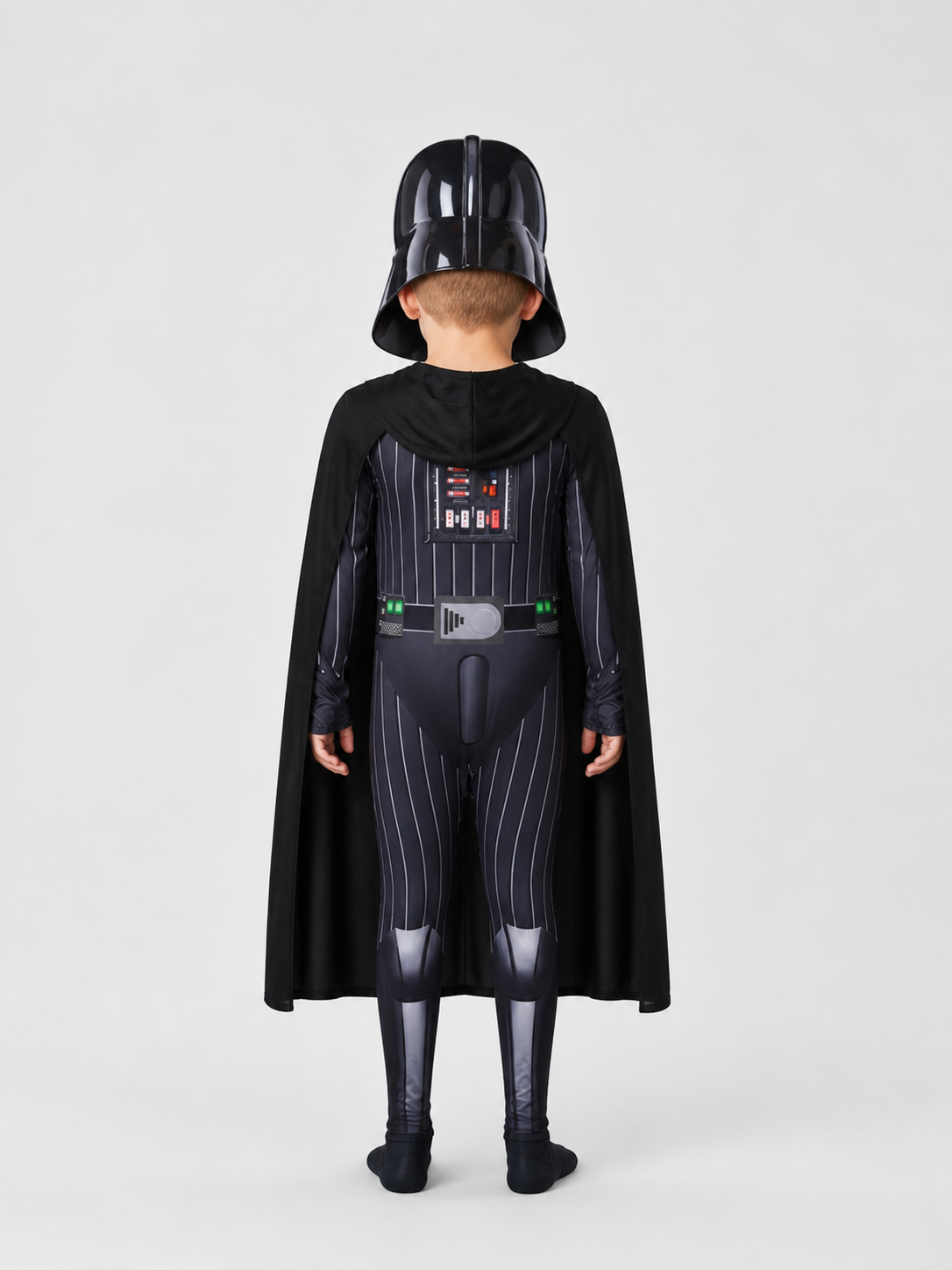 Darth Vader Costume with Cape and Mask back view