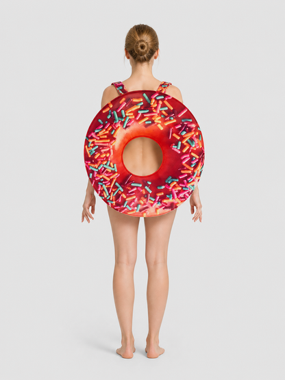 Donut Carnival Costume with Colorful Sprinkles back view