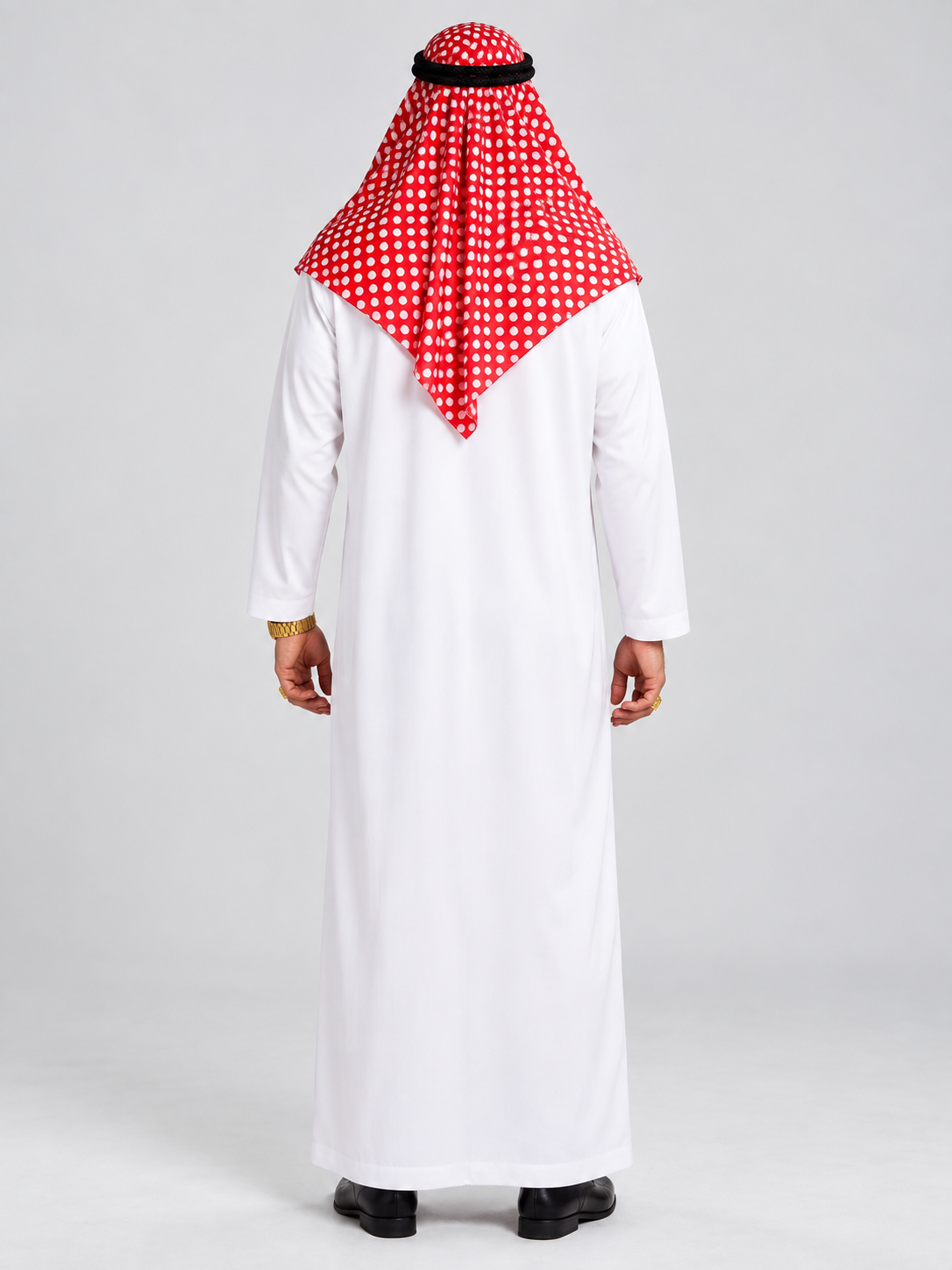 Arabian-Style Carnival Costume with Headscarf and Glasses