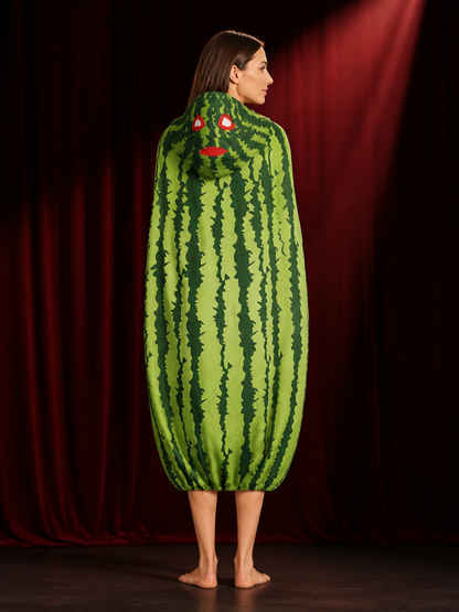 Inflatable Watermelon Costume for Stage Performances, Parties, and Halloween back view