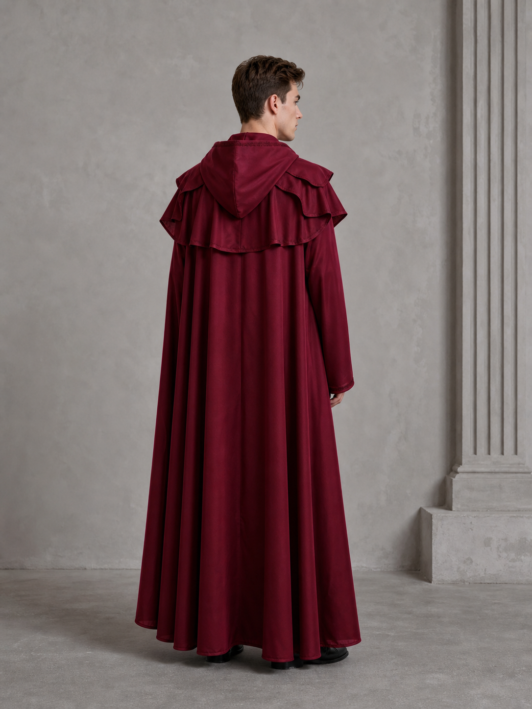 Medieval Hooded Cape for Cosplay