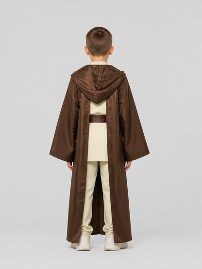 Star Wars Cosplay Costume with Hood and Belt back view