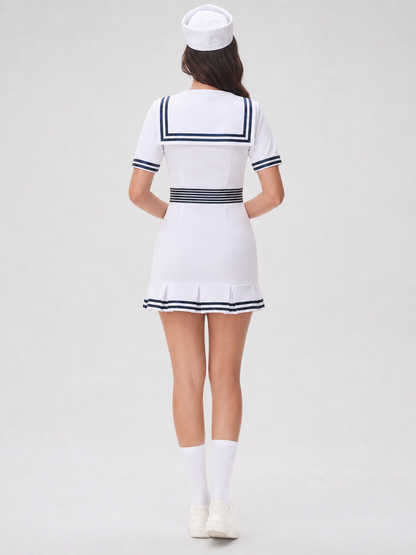 Nautical Uniform with Dress and Sailor Collar