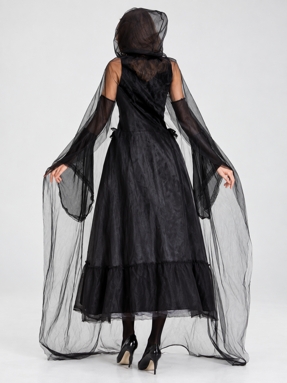 Adult Carnival Costume: Vampire, Dress, Cape