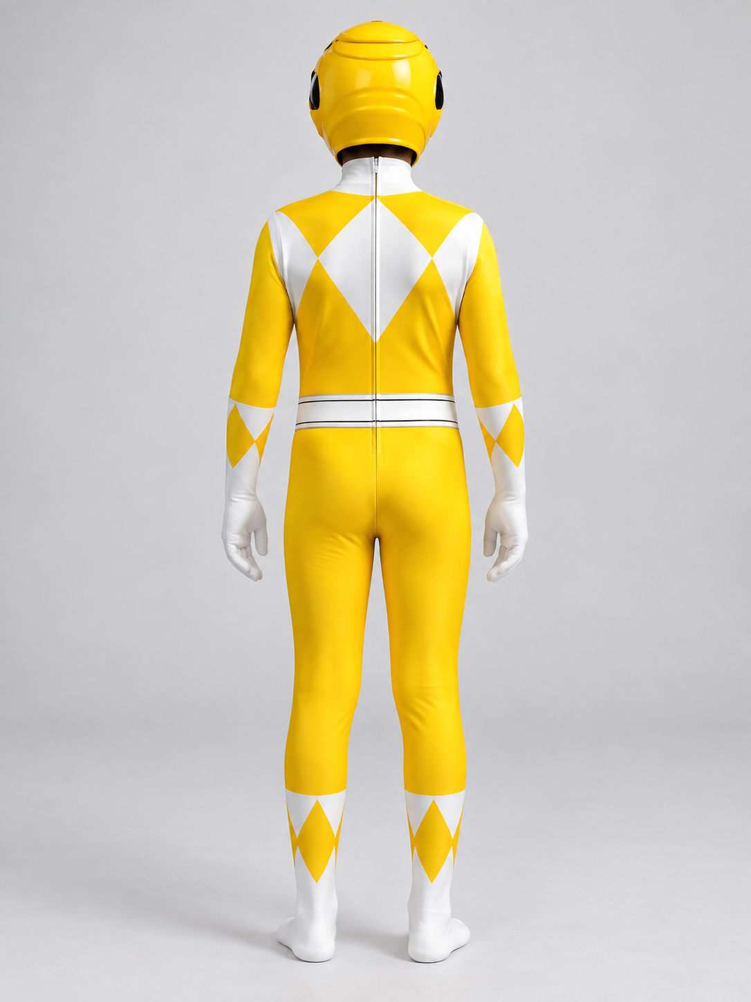 Kids' Carnival Jumpsuit Costume Yellow with Helmet