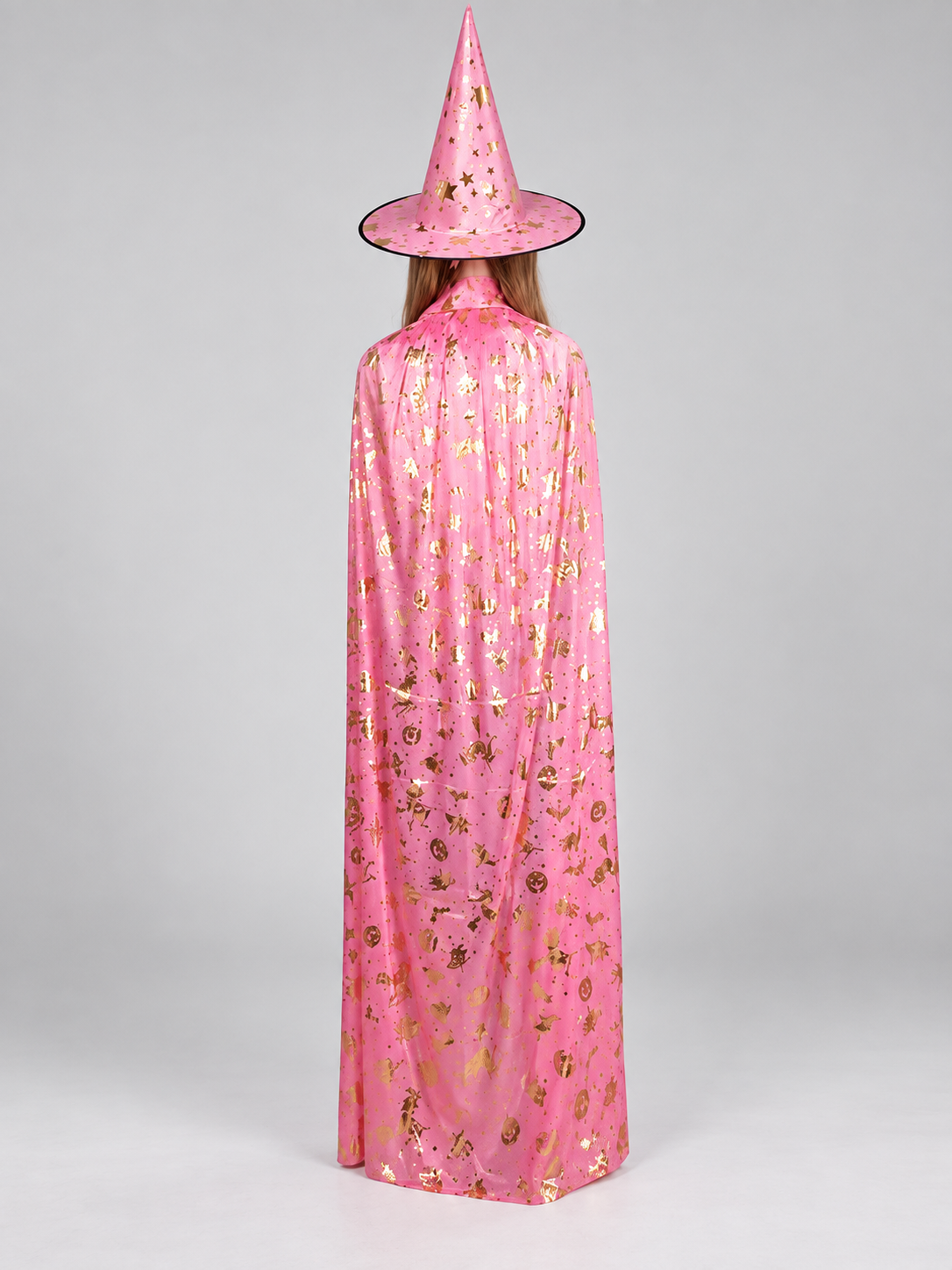 Witch Carnival Costume with Gold Print