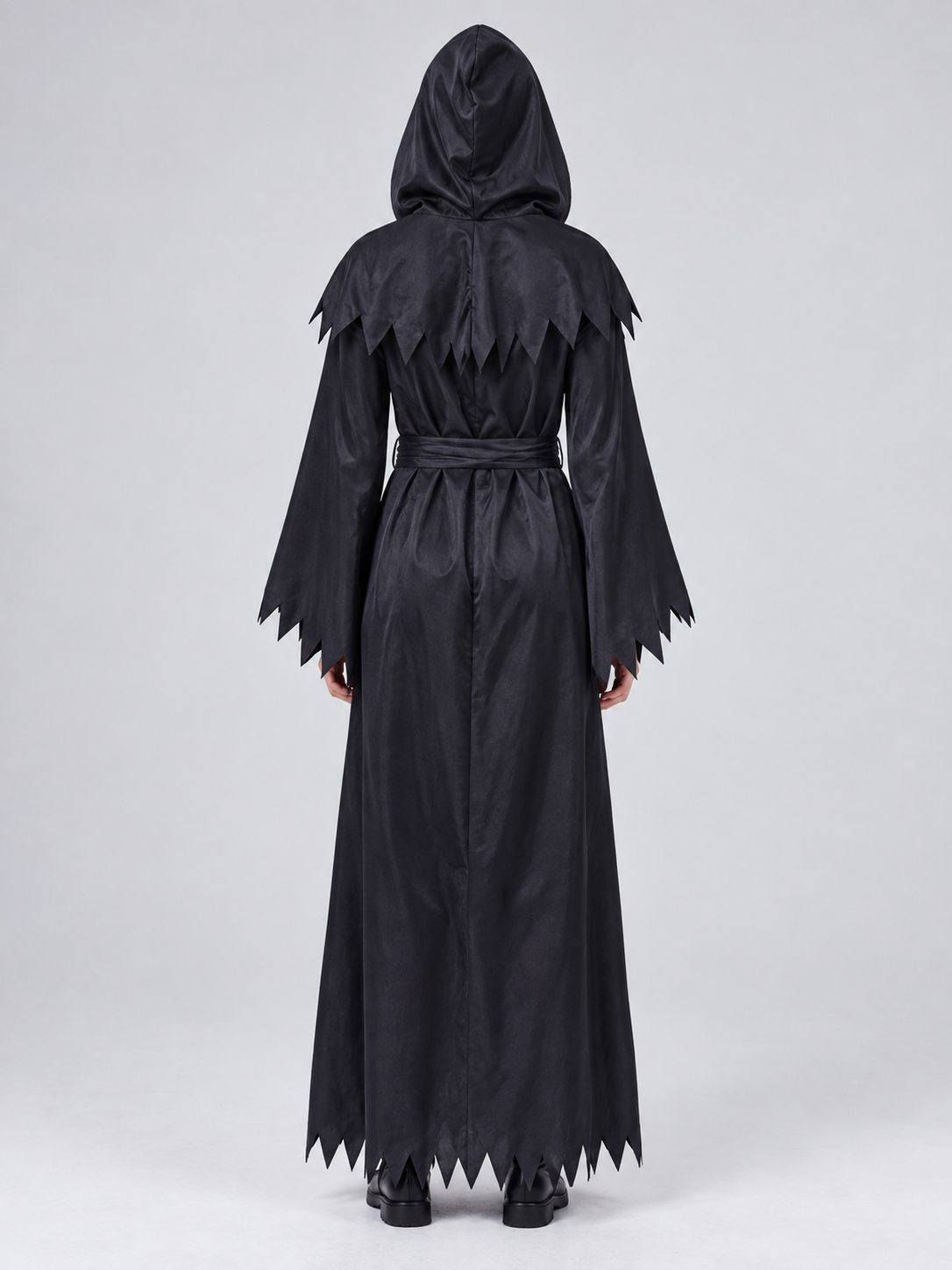black black hooded reaper cosplay costume product image 4