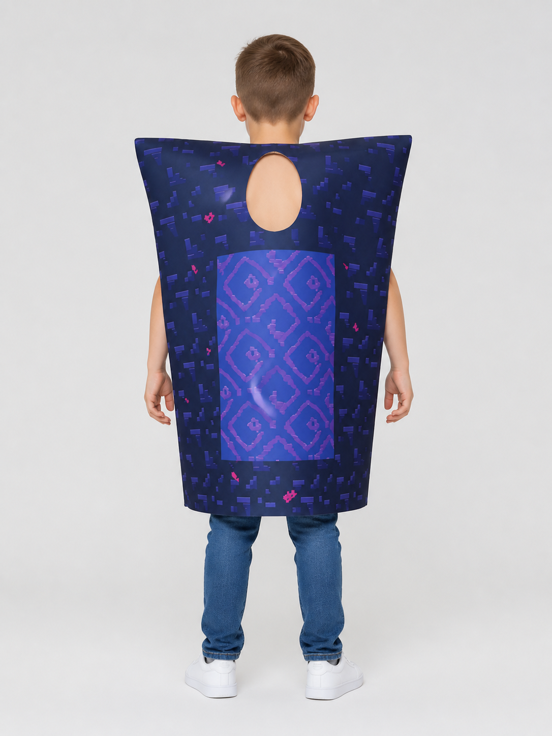 Kids' Minecraft “Nether Portal” Carnival Costume back view