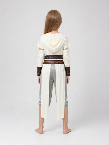 Girls' Rey Kids Costume from Star Wars back view