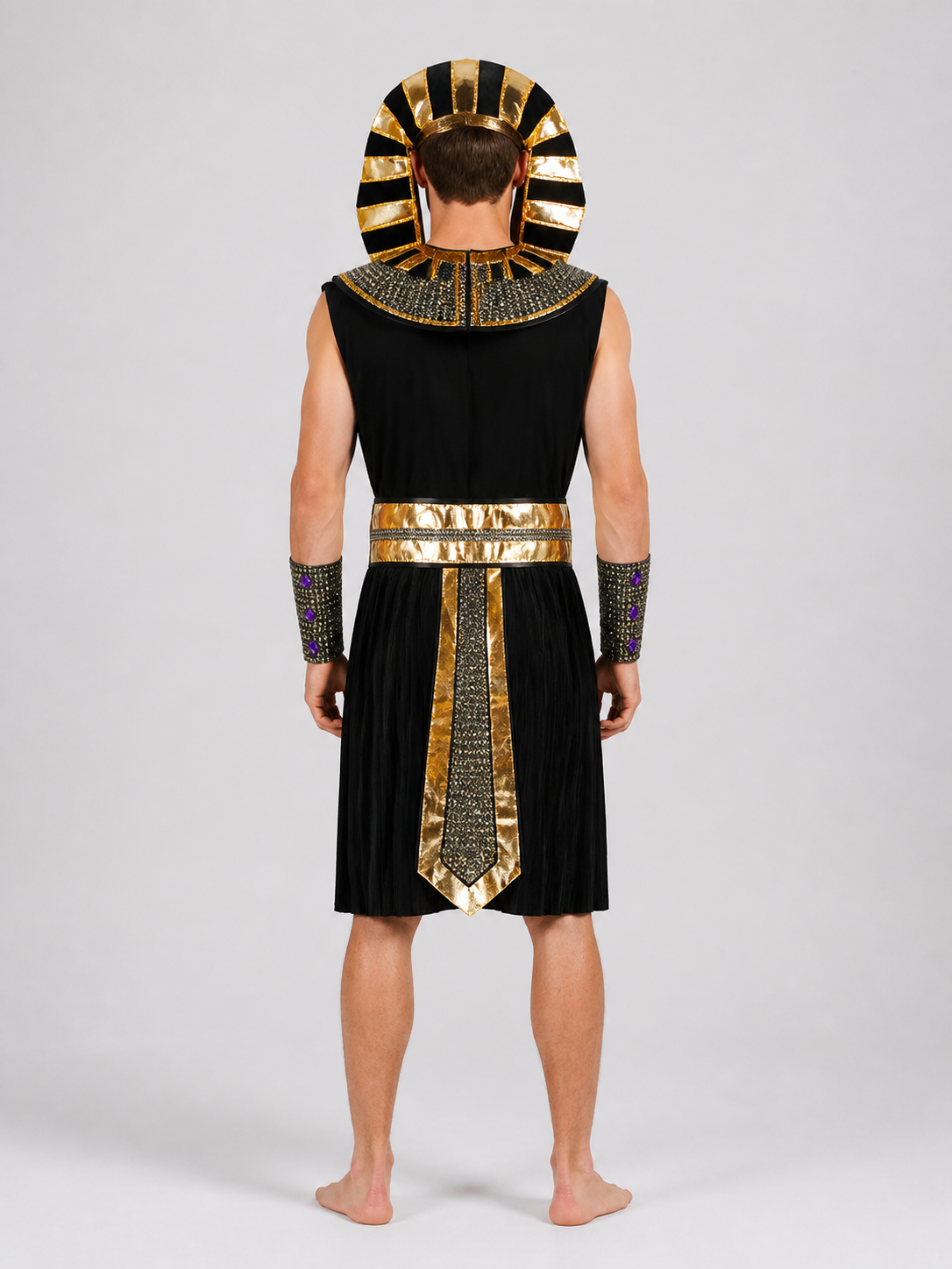 Pharaoh Costume for Cosplay, Headdress and Accessories