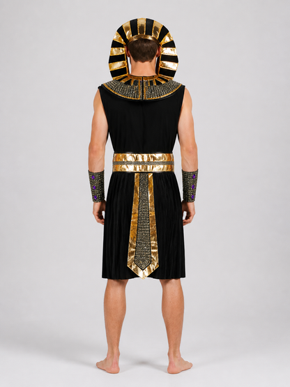 Pharaoh Costume for Cosplay, Headdress and Accessories