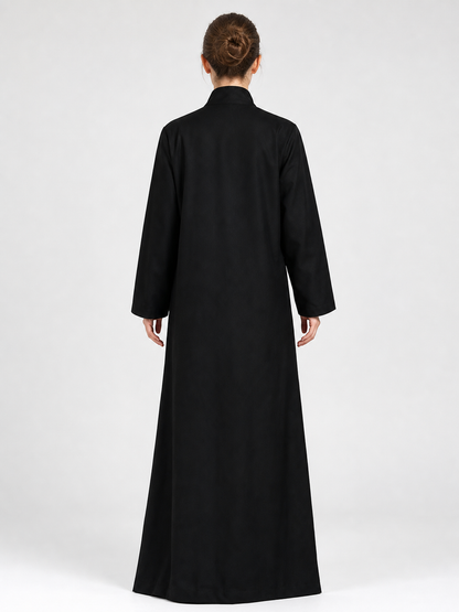 Zombie Costume — Long Black Robe with Sunglasses