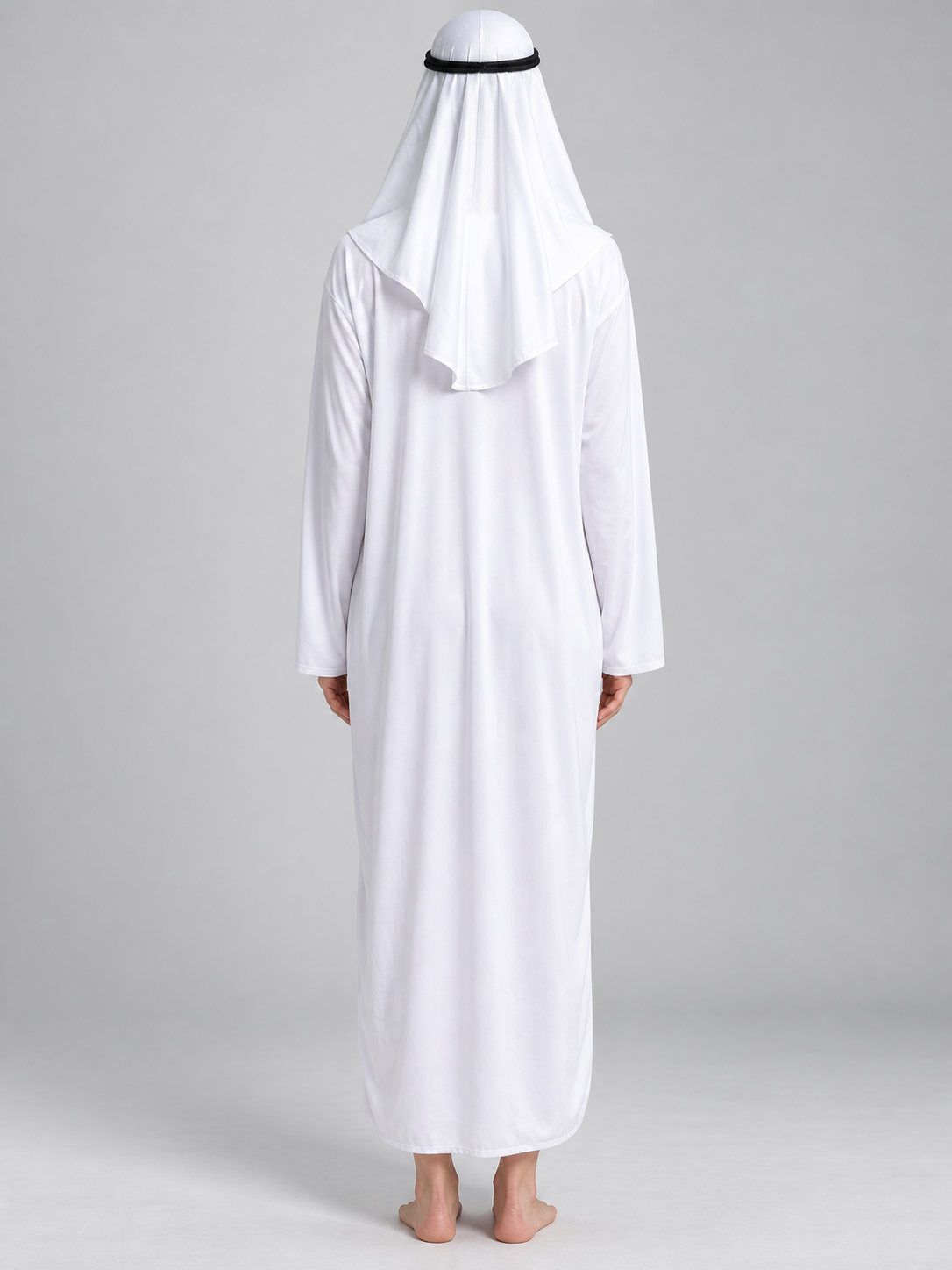 Eastern Carnival Costume with Glasses and Chain back view