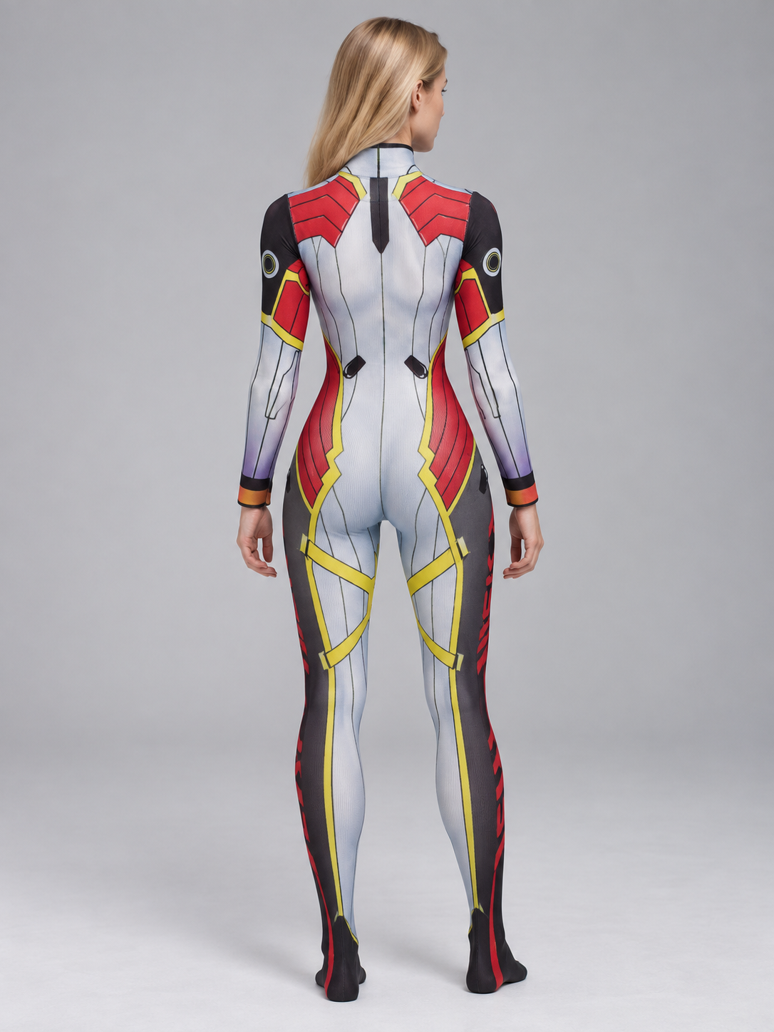 1/6 Scale Collectible Figure Jumpsuit, Black with Print