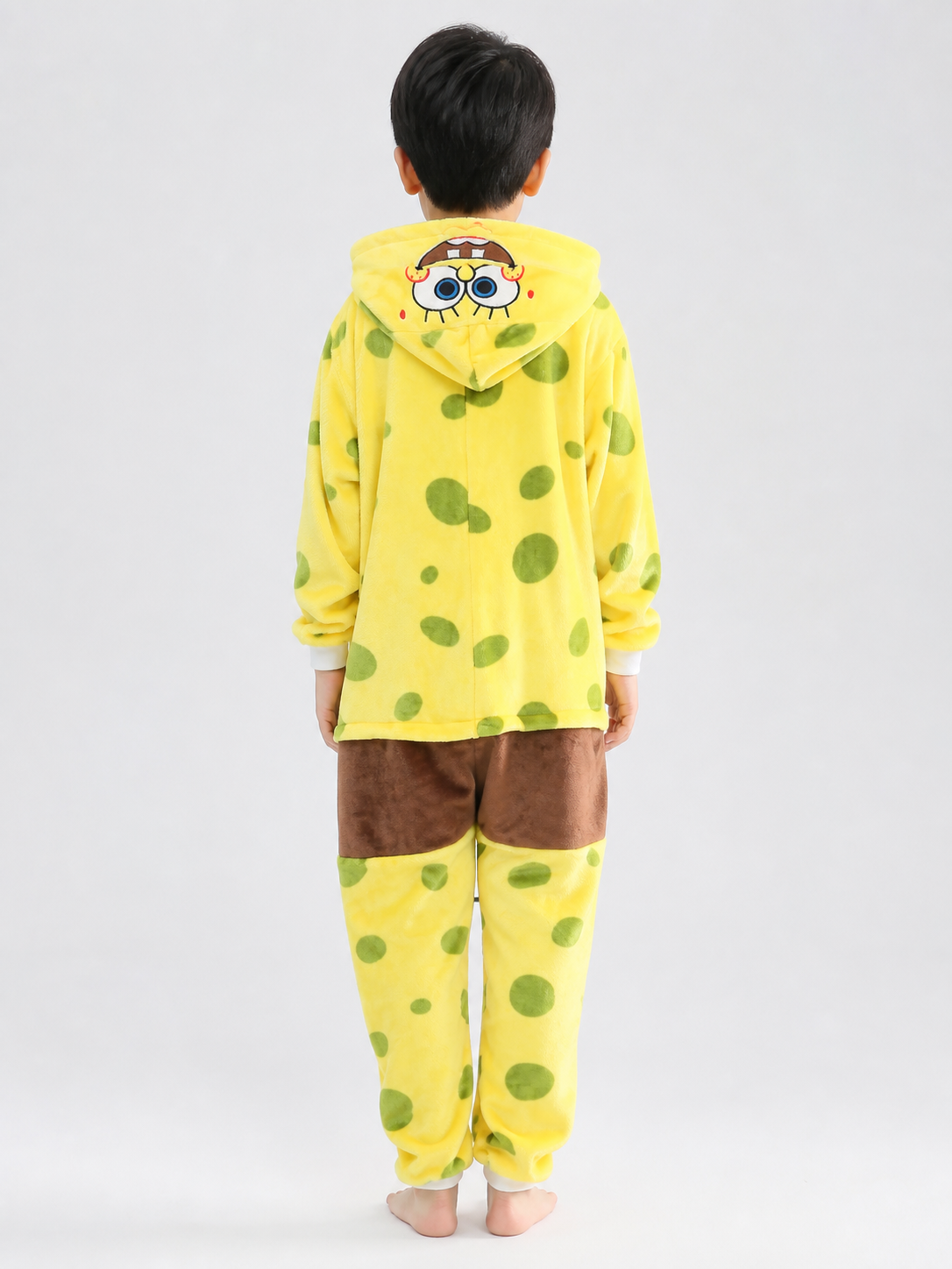 Hooded Printed Pajama Jumpsuit