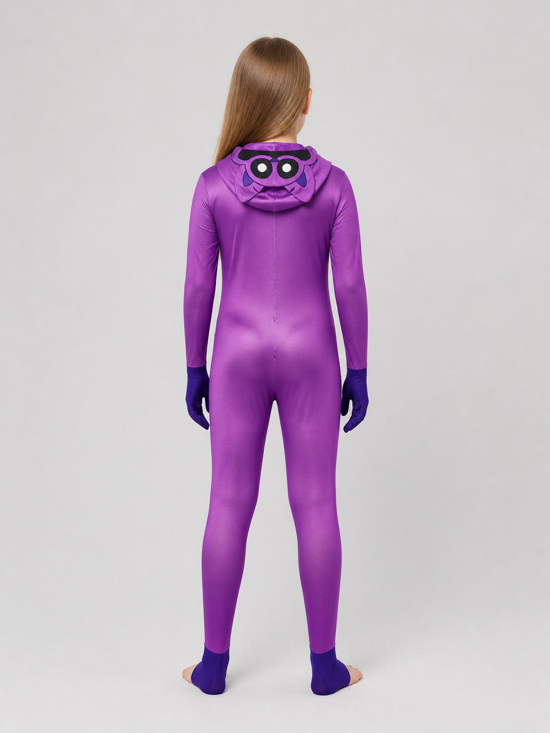 CatNap Carnival Costume — Purple Jumpsuit back view