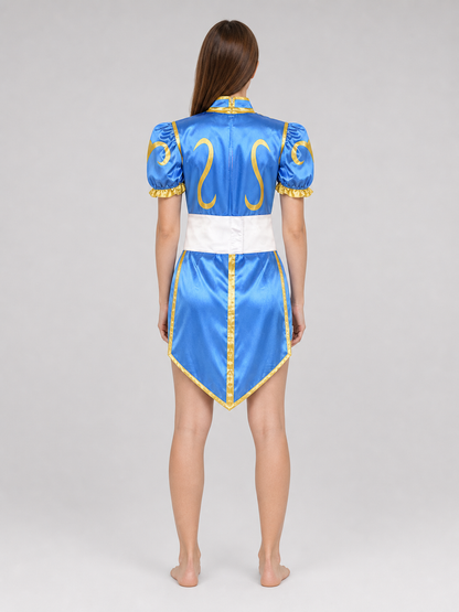 Chun-Li Cosplay Dress, Chinese Style