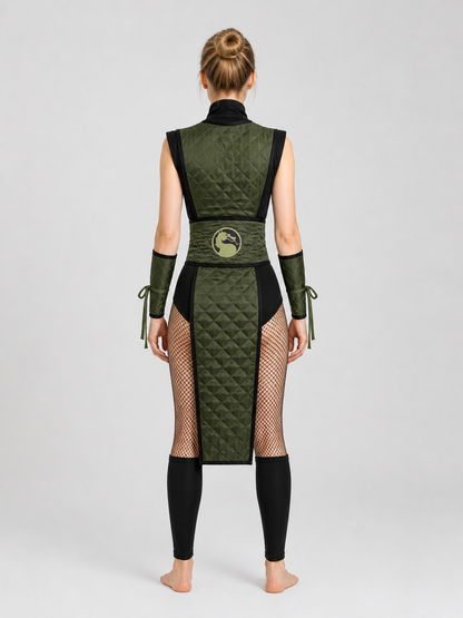 Mortal Kombat Ninja Costume: Scorpion, Sub-Zero back view