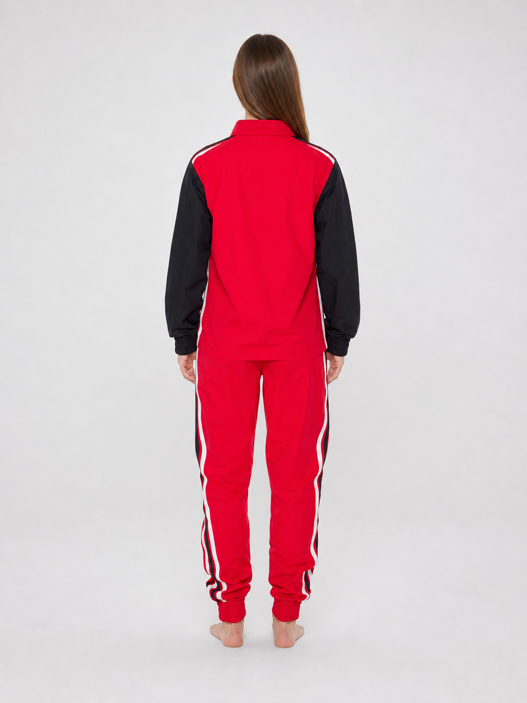 Motorsport-Style Jumpsuit with Flags