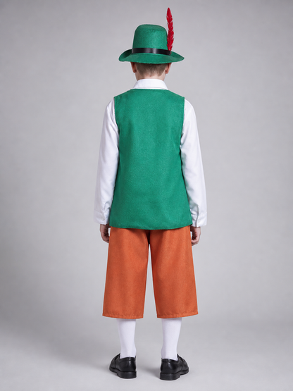 Bavarian-Style Carnival Costume with Hat