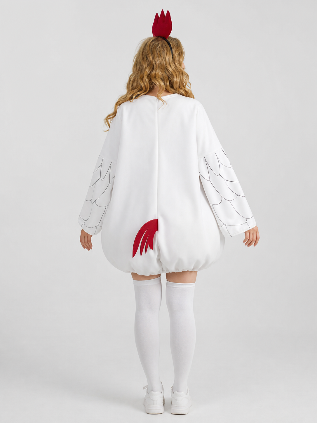 Adult Chicken Costume with Wings and Accessories