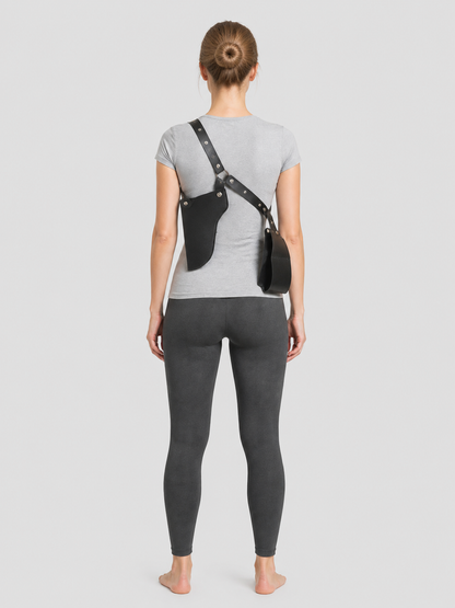 Double Holster with Shoulder Straps for Cosplay back view