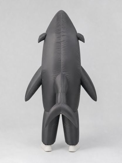 Inflatable Shark Costume with USB Fan