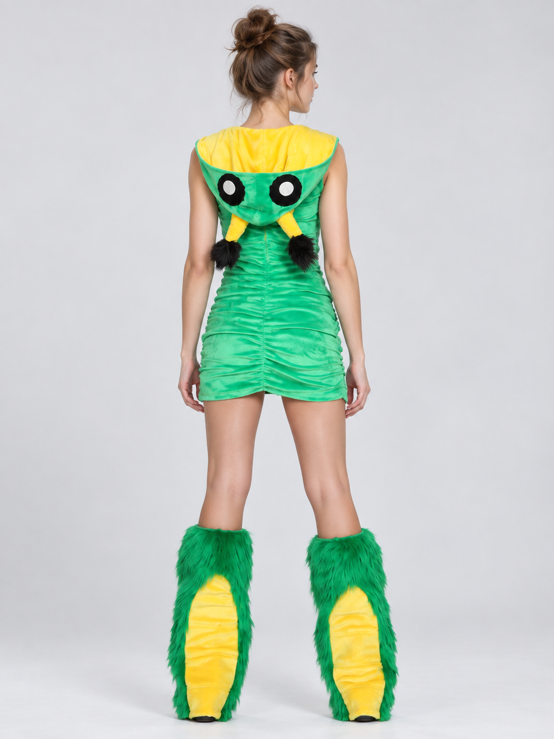 Carnival Costume with Hood and Antennas
