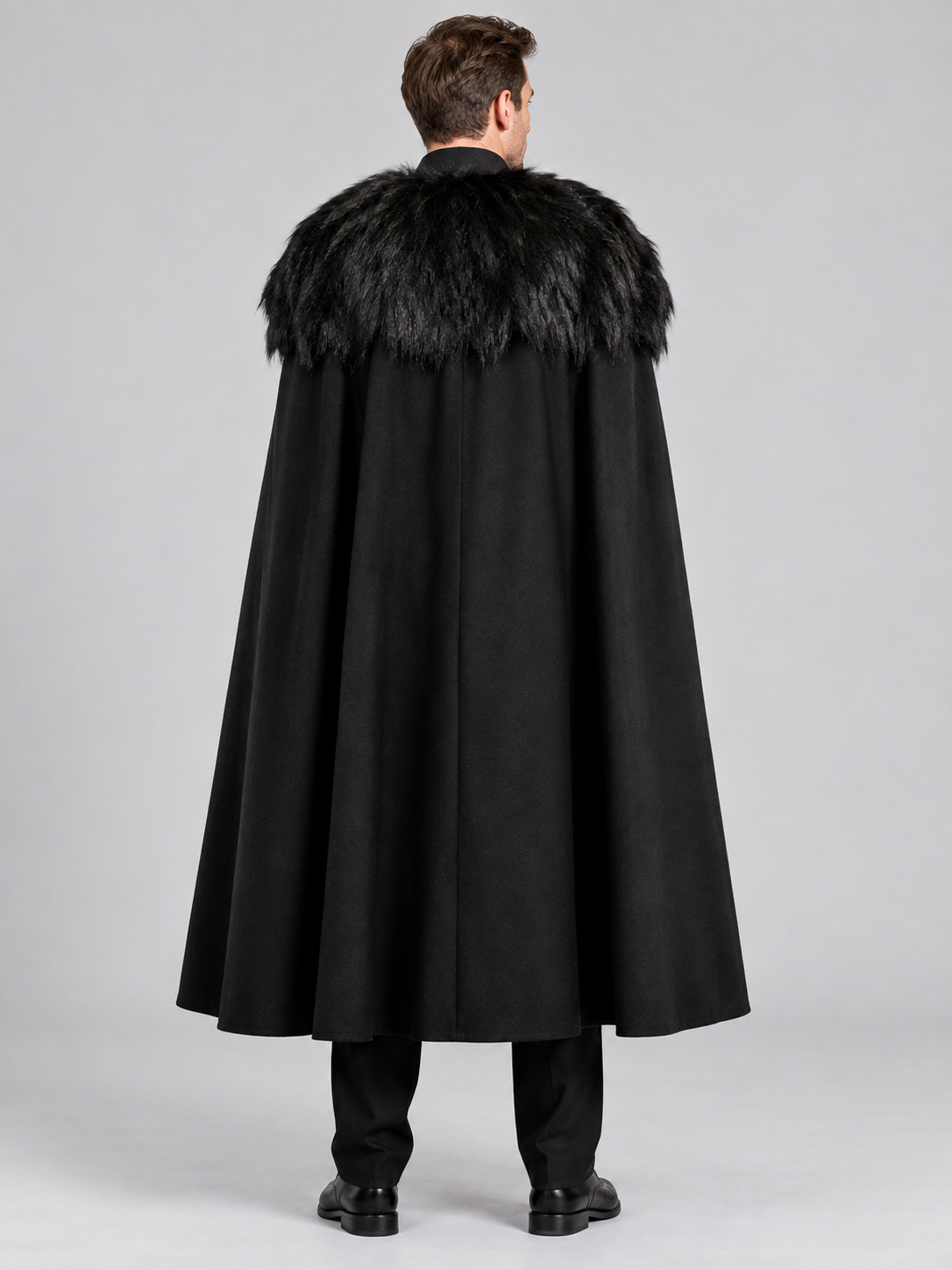 Vampire Costume: Cape, Vest, Tie, Brooch