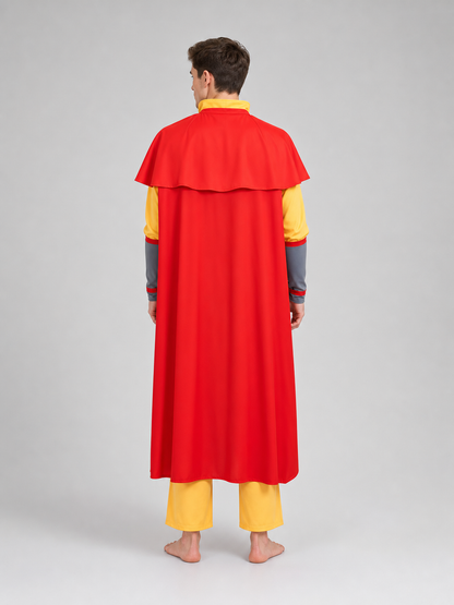 Aang Cosplay Costume: Shirt, Pants, and Cloak