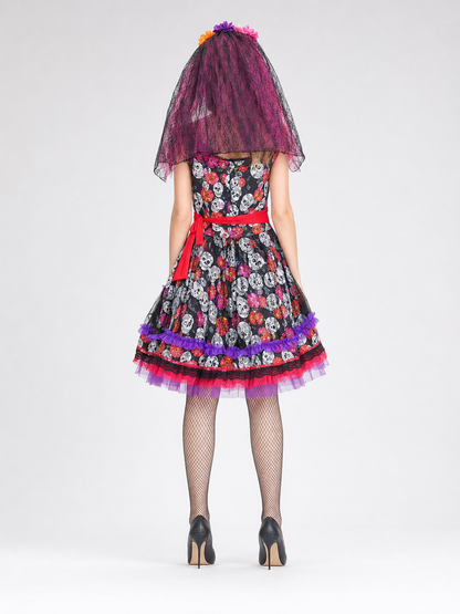 Skull Halloween Costume Dress