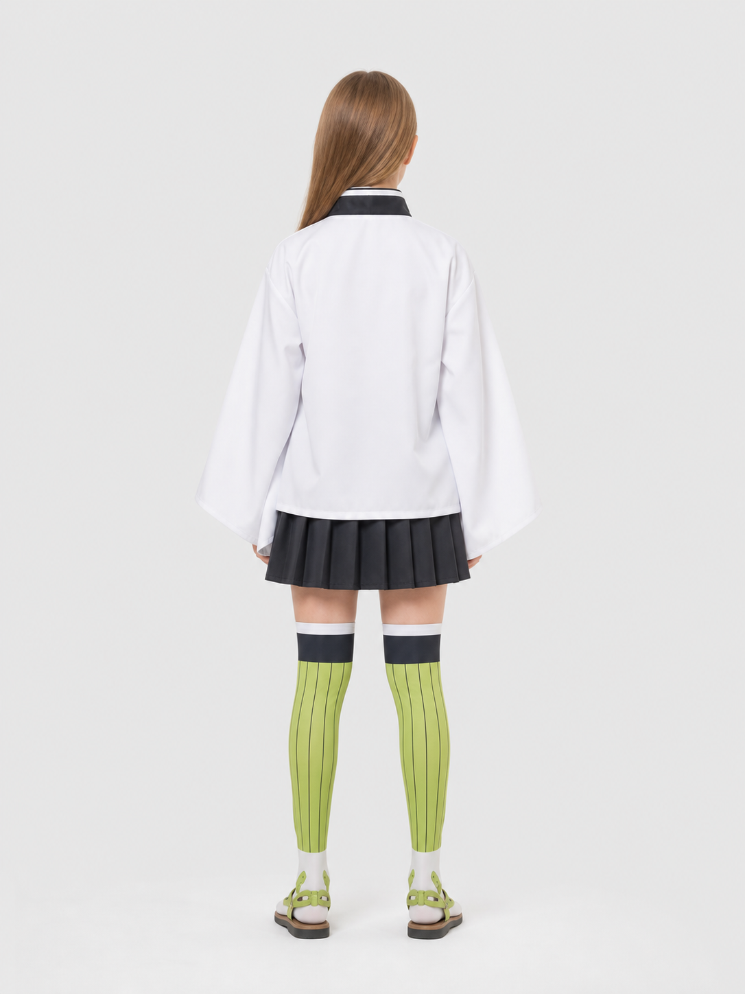 Shinobu Cosplay Costume from Demon Slayer: Kimetsu no Yaiba back view