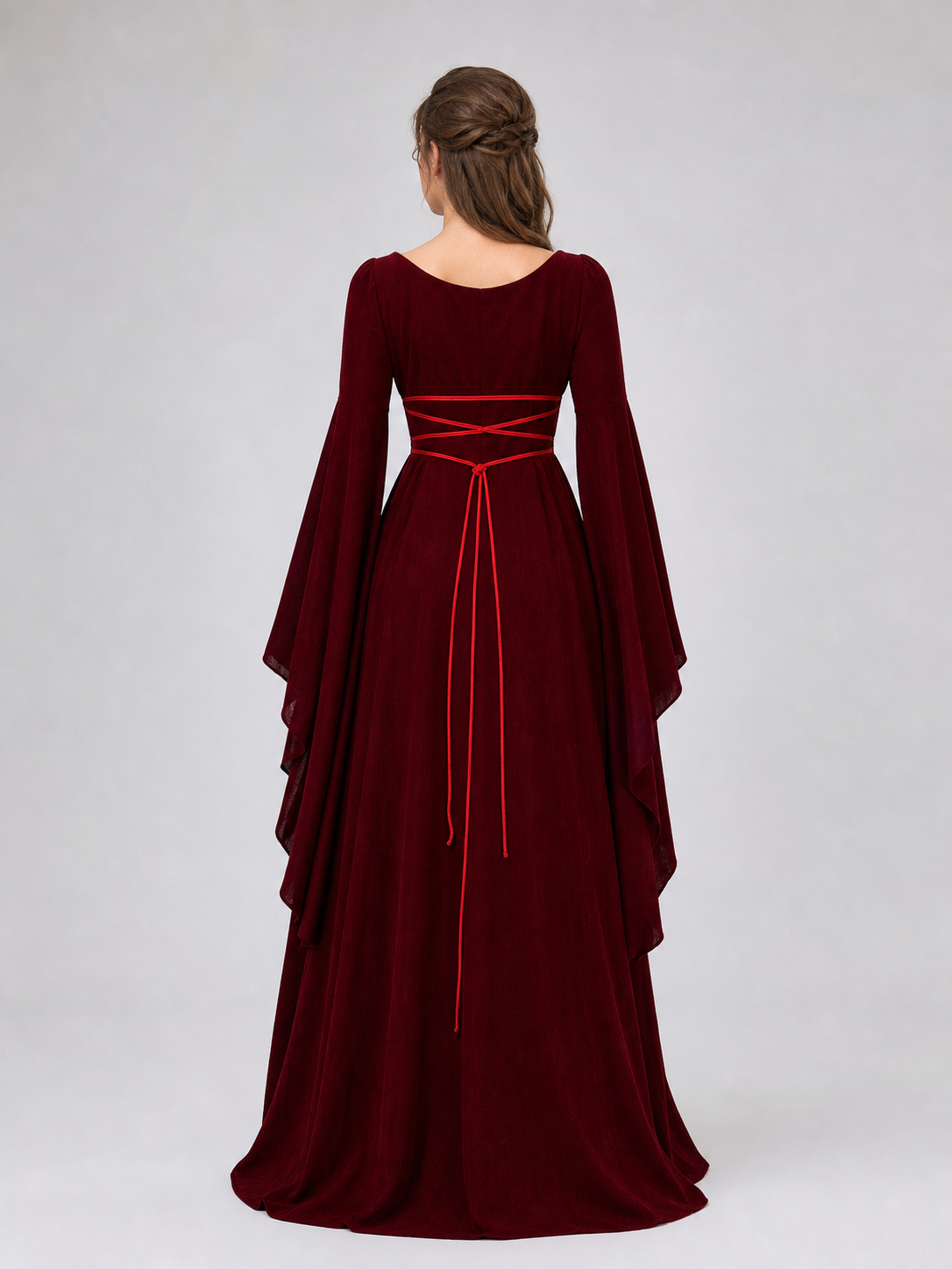 Medieval-Style Lace-Up Dress