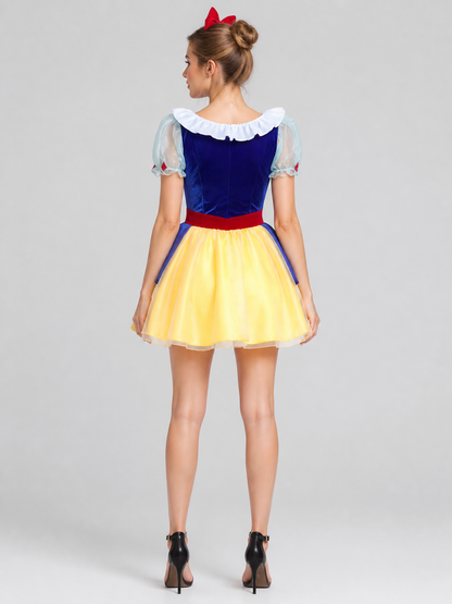 Snow White Dress with Full Skirt for Cosplay