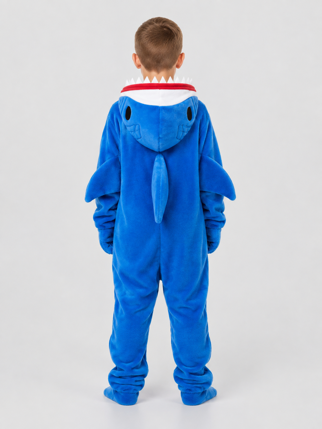 Shark Onesie Pajama with Hood and Fins
