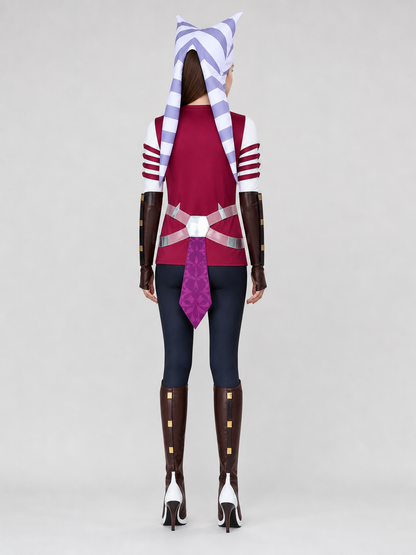 Ahsoka Cosplay Costume, Star Wars, Set