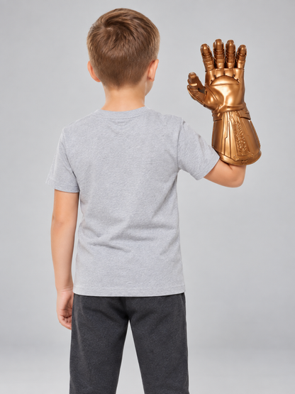 Glowing Bronze-Gold Gauntlet Glove back view