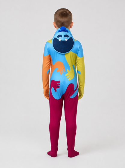 Poppy Playtime 4 Cosplay Jumpsuit with Hood back view