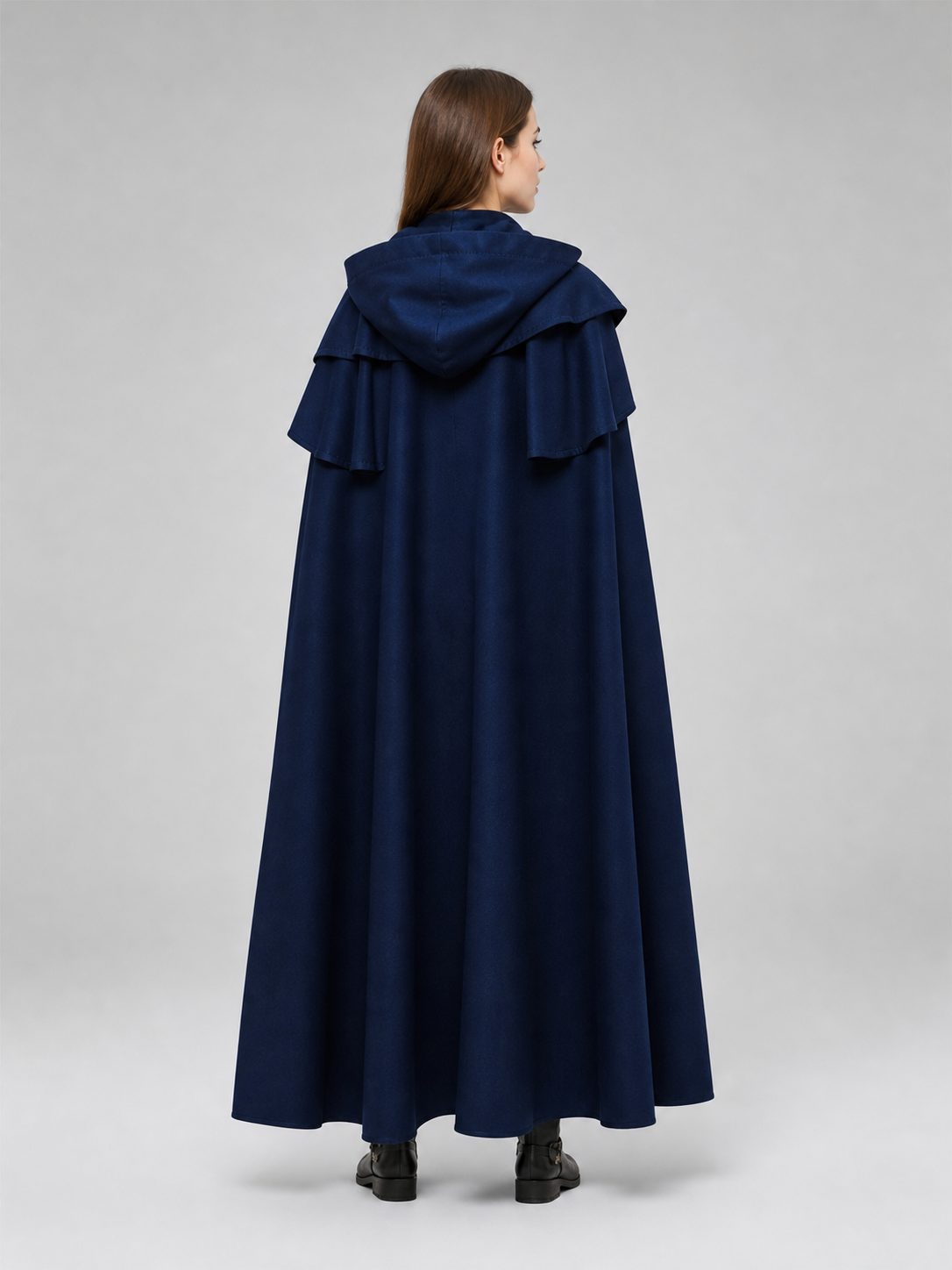 Medieval Gothic Hooded Cloak for Cosplay